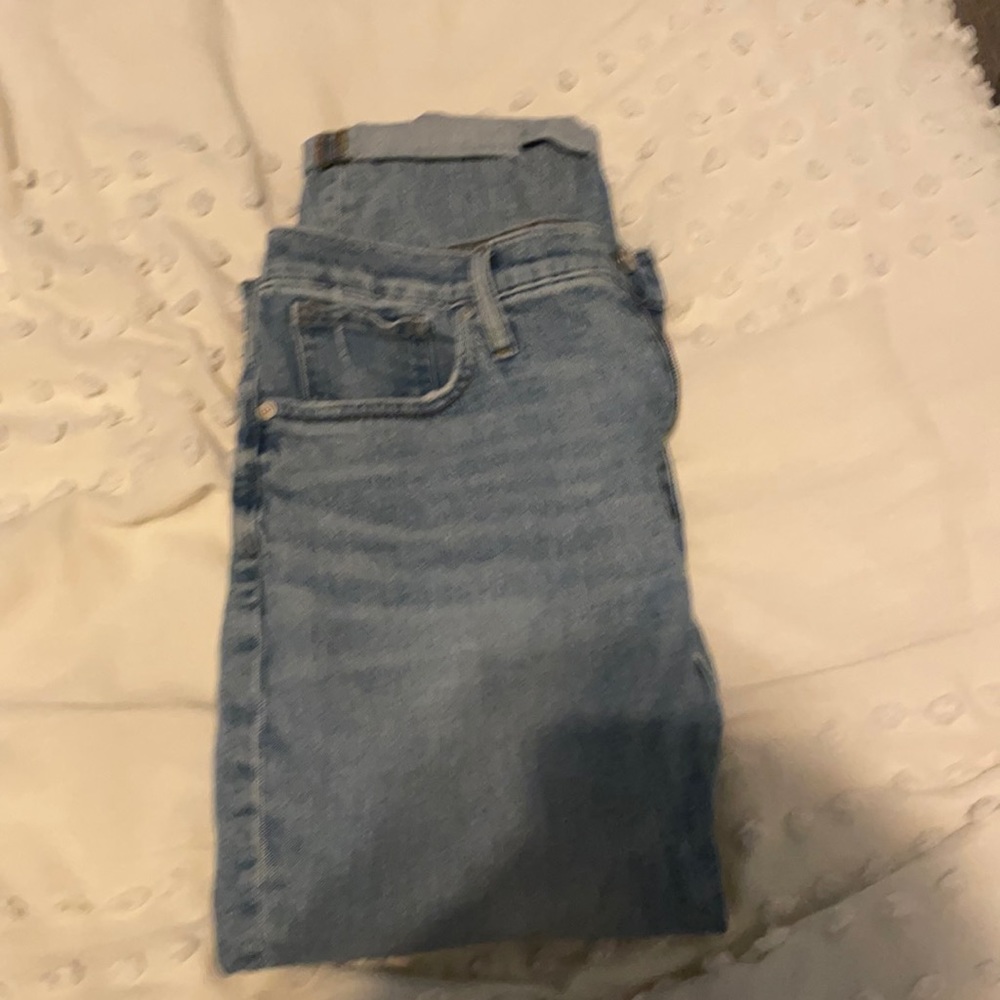 Madewell 11” high rise skinny crop in size 32